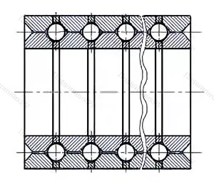 Модификация подшипника 1000968Л размер 340x460x56 ГОСТ 520-89