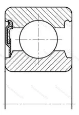 Подшипник  1160305 размер 25x62x21