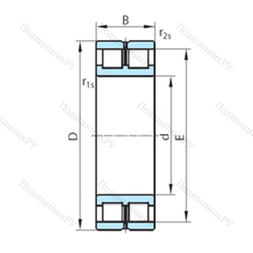 Подшипник роликовый радиальный NNCL 4980V