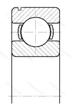 Модификация подшипника 7-50308А размер 40x90x23