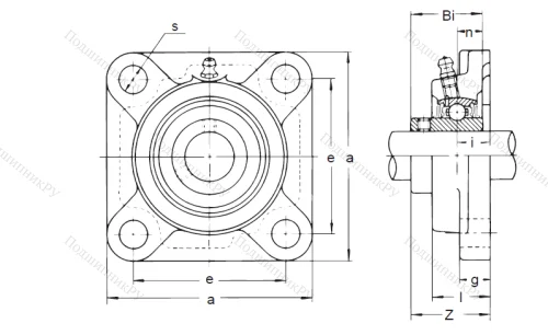 Подшипниковый узел UCF 216 в Костроме