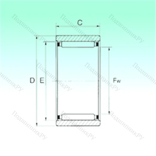 Подшипник игольчатый радиальный RNAO 30x40x17