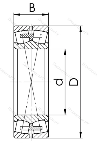 Сферический роликовый подшипник 3520 АМН (22220 MBW 33) в Костроме