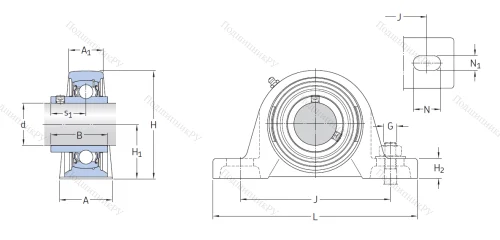 Подшипниковый узел SY 30 TF в Костроме