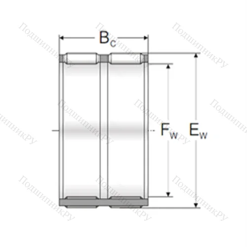 Подшипник игольчатый радиальный K 62x70x52ZWTN