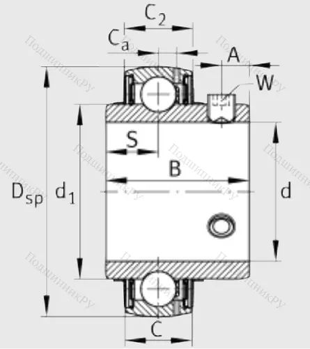 Корпусный подшипник UC 211 в Костроме