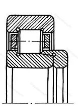 Модификация подшипника 2211М размер 55x100x21