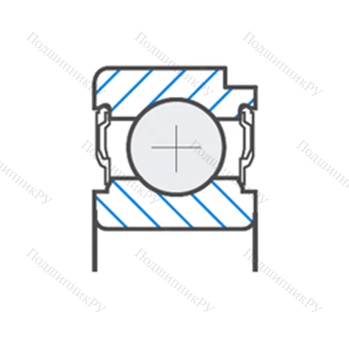 Подшипник шариковый радиальный 803196AB.E 48CA.H 95AB