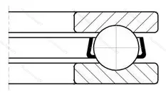 Подшипник 51326M размер 130x225x75