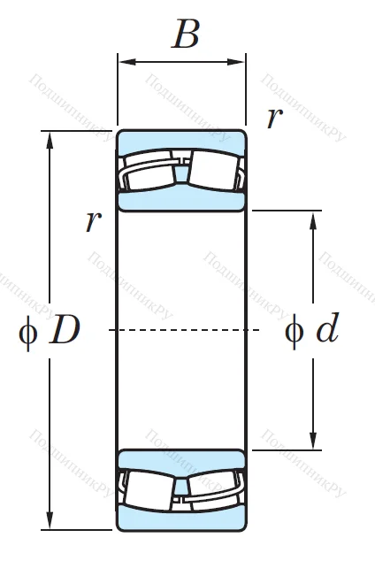 Сферический роликовый подшипник
