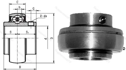 Корпусный подшипник UC 208 в Костроме