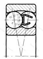 Модификация подшипника 6-1208 размер 40x80x18
