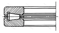 Модификация подшипника 9019436К размер 180x360x109 ГПЗ-9