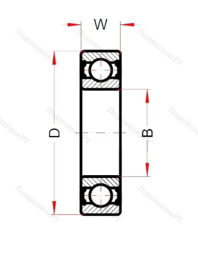 Высокотемпературный подшипник 6202 BHTS ZZ 280° (BECO) от производителя  BECO