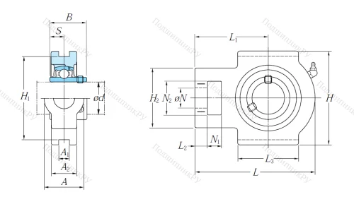 Подшипниковый узел UCT 204 J в Костроме