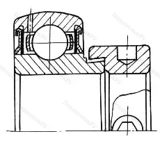 Модификация подшипника 780206КНС17 размер 30x62x18/35,7