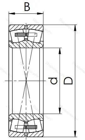 Сферический роликовый подшипник 3003124 H (23024 MBW 33)