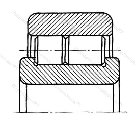 Подшипник  3222211 размер 55x100x26/33,3
