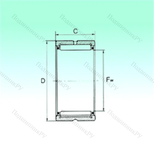 Подшипник игольчатый радиальный NKS 55