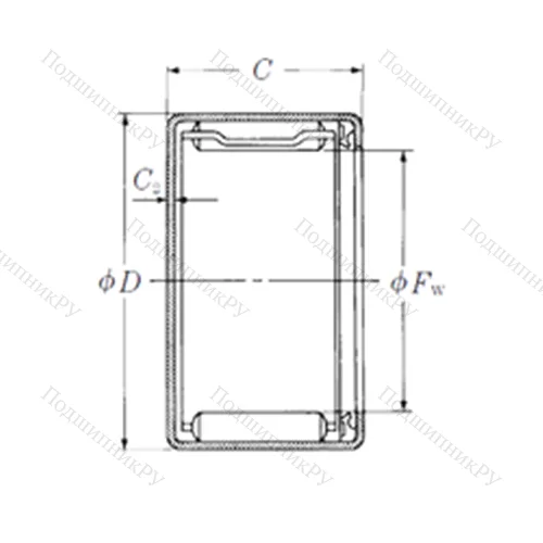 Подшипник игольчатый радиальный