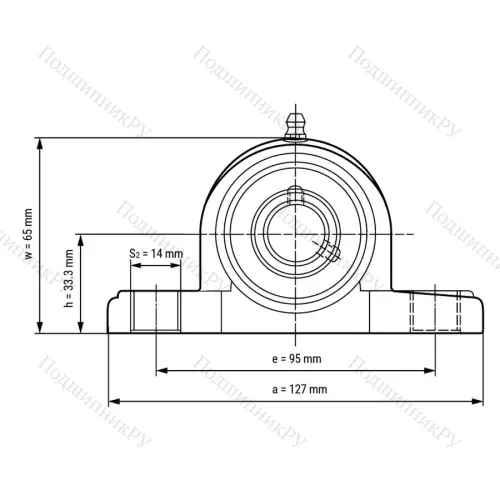 Подшипниковый узел SSUCPPL 202 - Вал: 15 мм