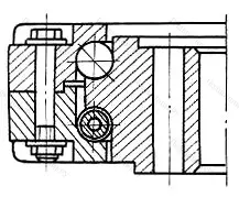 Модификация подшипника 3687/1112 размер 1112x1400x120