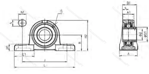 Подшипниковый узел UCP 216 в Костроме