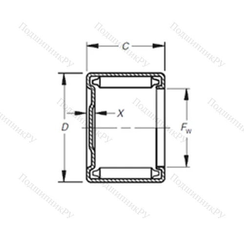 Подшипник игольчатый радиальный M-951