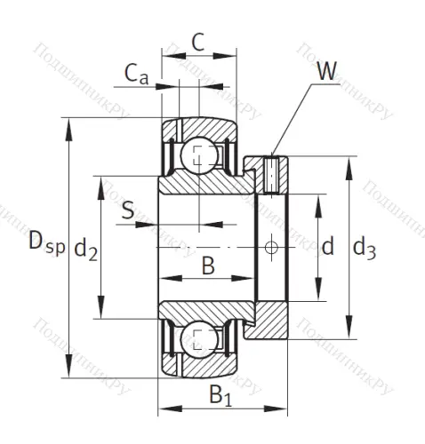Корпусный подшипник GRAE 35 XL NPP B в Костроме
