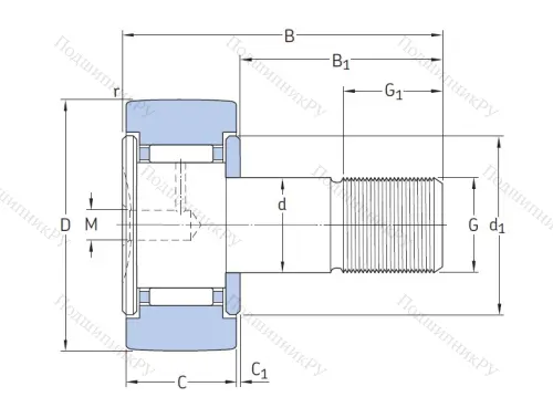 Подшипник KR 30 PP A от производителя  SKF