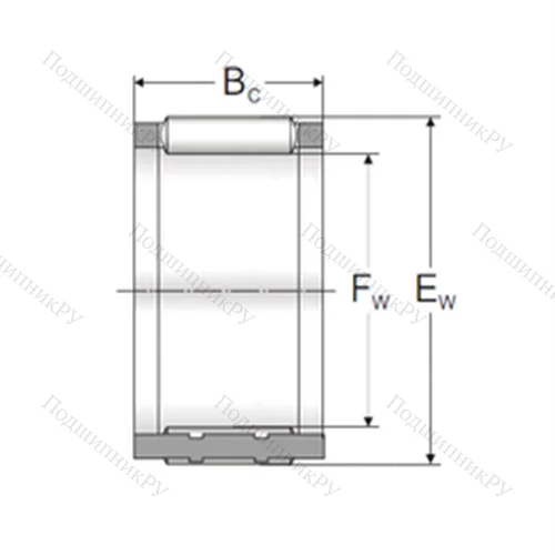 Подшипник игольчатый радиальный K 22X 30X 22