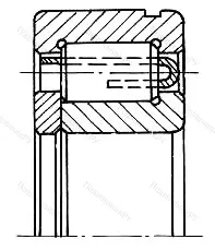 Модификация подшипника 692409М размер 45x120x29