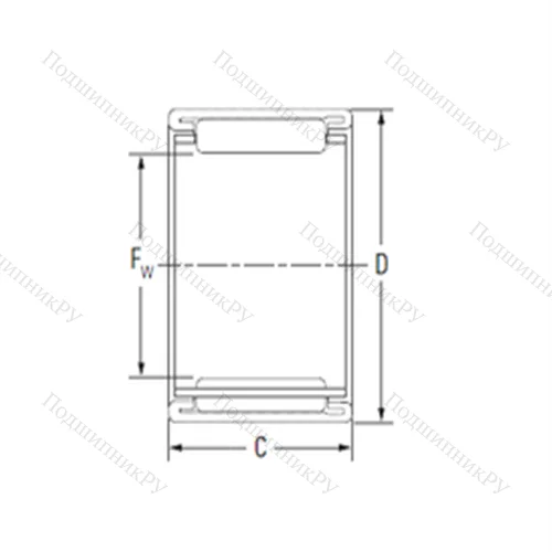 Подшипник игольчатый радиальный 30BTM 3716BM от производителя  KOYO