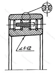 Подшипник  3182118 (NN 3018K) 