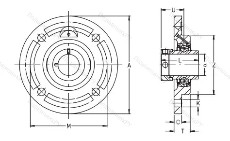 Подшипниковый корпус GG ME 10-N в Костроме