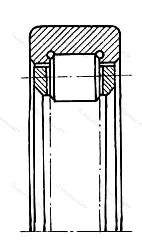 Модификация подшипника 8-2214КМ размер 70x125x24