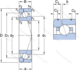 Подшипник 7004 ACE/P 4AL 1