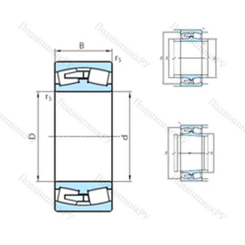 Подшипник роликовый радиальный самоцентрирующийся 239/600CW 33MB