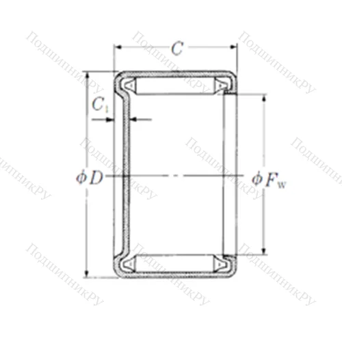 Подшипник игольчатый радиальный