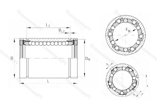 Подшипник KB 25 PP AS в Костроме
