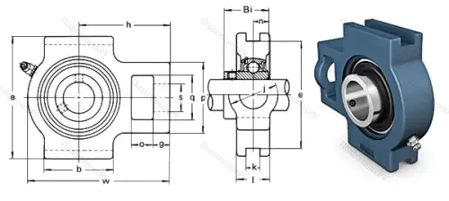 Подшипниковый узел UCT 208 в Костроме