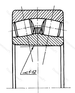 Модификация подшипника 30-153528Н размер 140x250x63