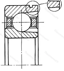 Подшипник  170307 размер 35x80x21