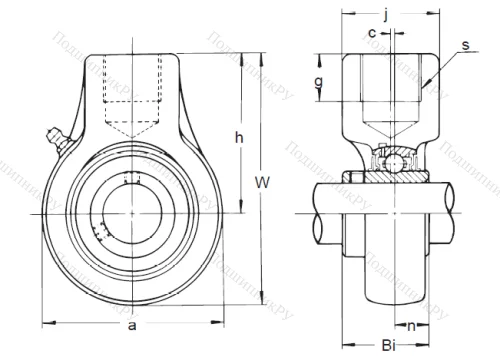 Подшипниковый узел UCECH 205 в Костроме