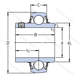Корпусный подшипник YAR 206-2RF в Костроме