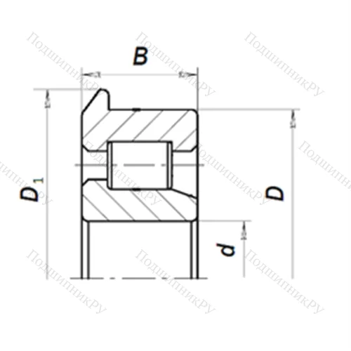 Подшипник роликовый радиальный 563809A