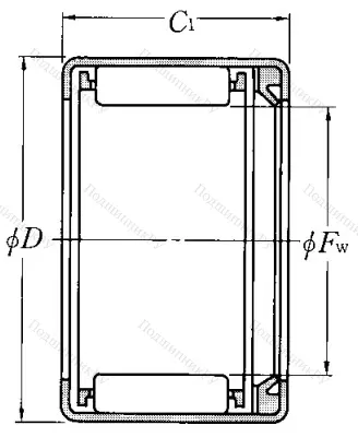 Игольчатый подшипник HK 2218 L/3AS