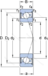 Подшипник S 7006 CE/P 4A
