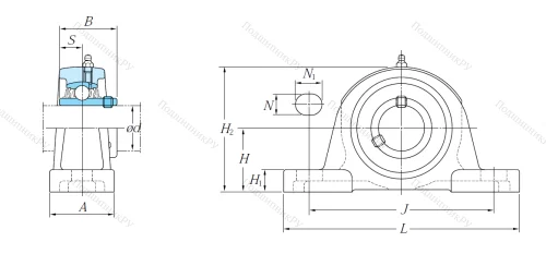 Подшипниковый узел UCP 209 J в Костроме