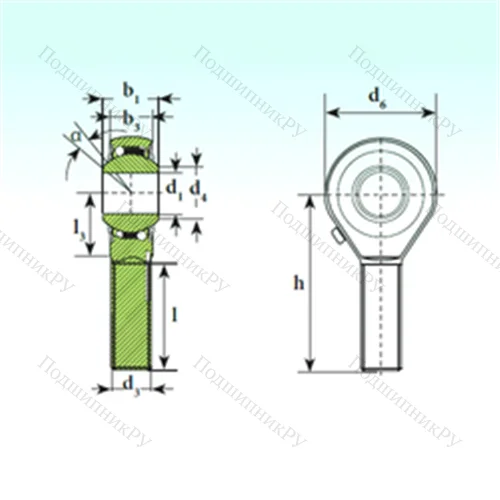 Подшипник шариковый радиальный самоцентрирующийся TSM 14 BB-O